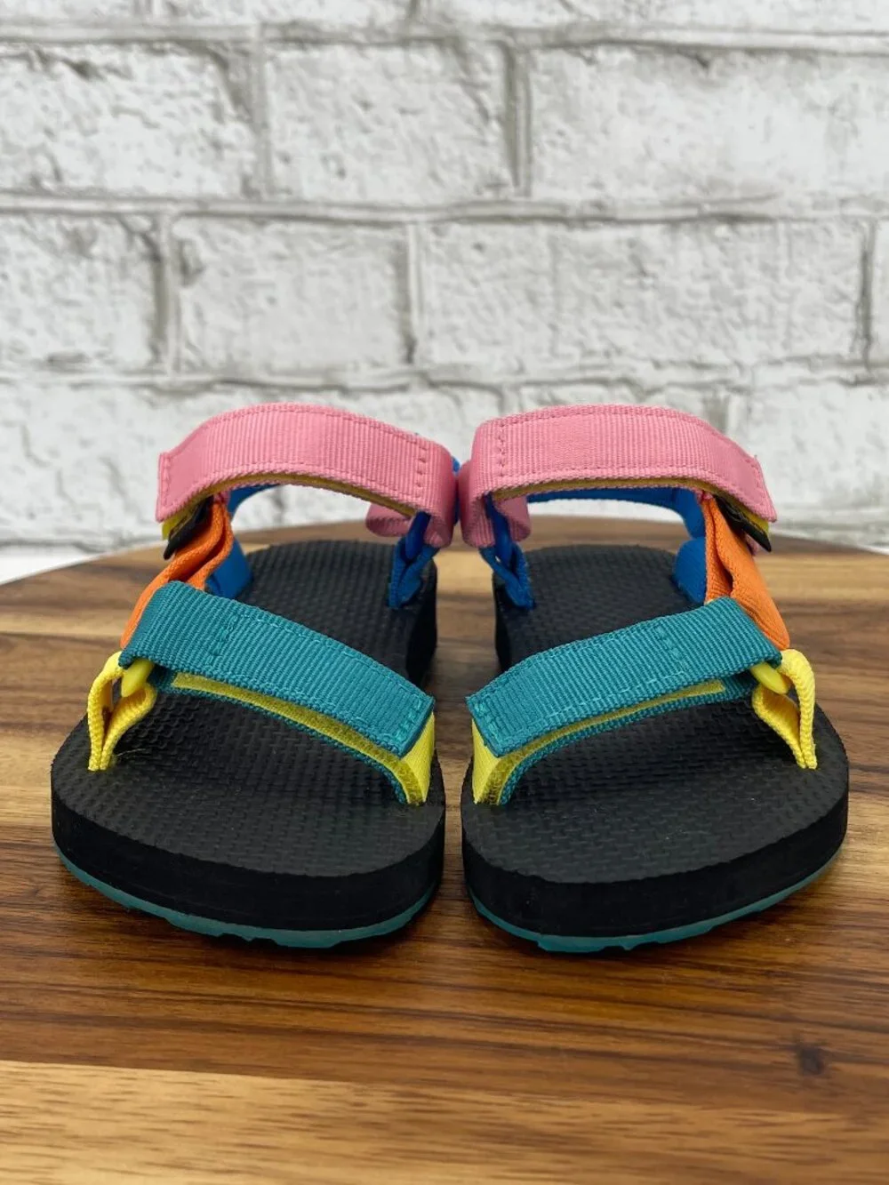 Teva Kids Original Universal 90s Multi Color Sz. 10 Adjustable Strappy Sandals